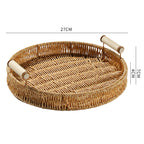 Decorative Storage Wood Handwoven | TheKanta