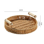 Decorative Storage Wood Handwoven | TheKanta
