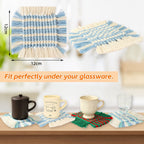 Decorative Table Coaster Blue Green | TheKanta