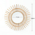 Decorative Wall Mirror Brown | TheKanta
