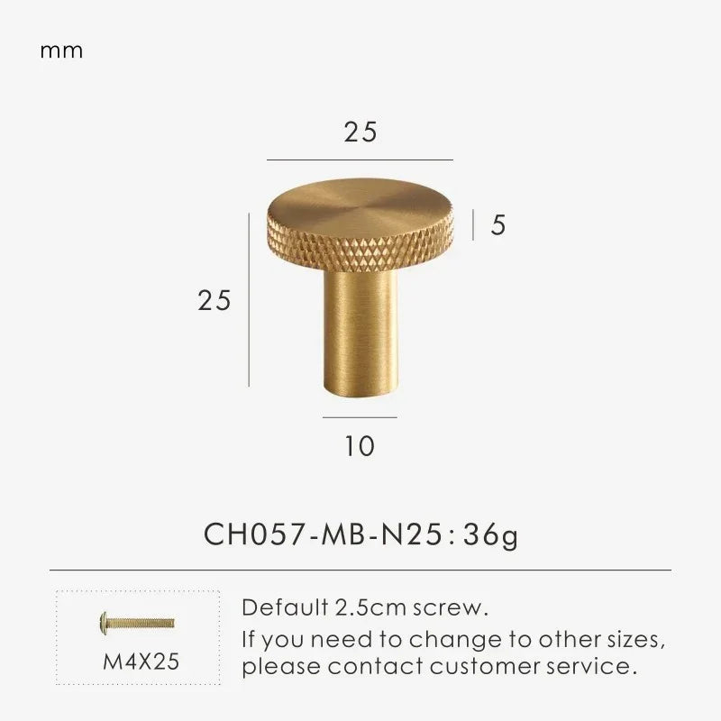 Dorbendo Solid Brass Knobs and Handles