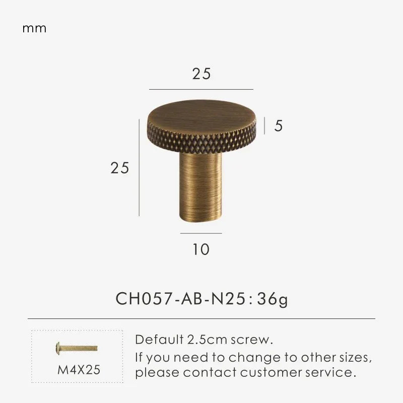 Dorbendo Solid Brass Knobs and Handles
