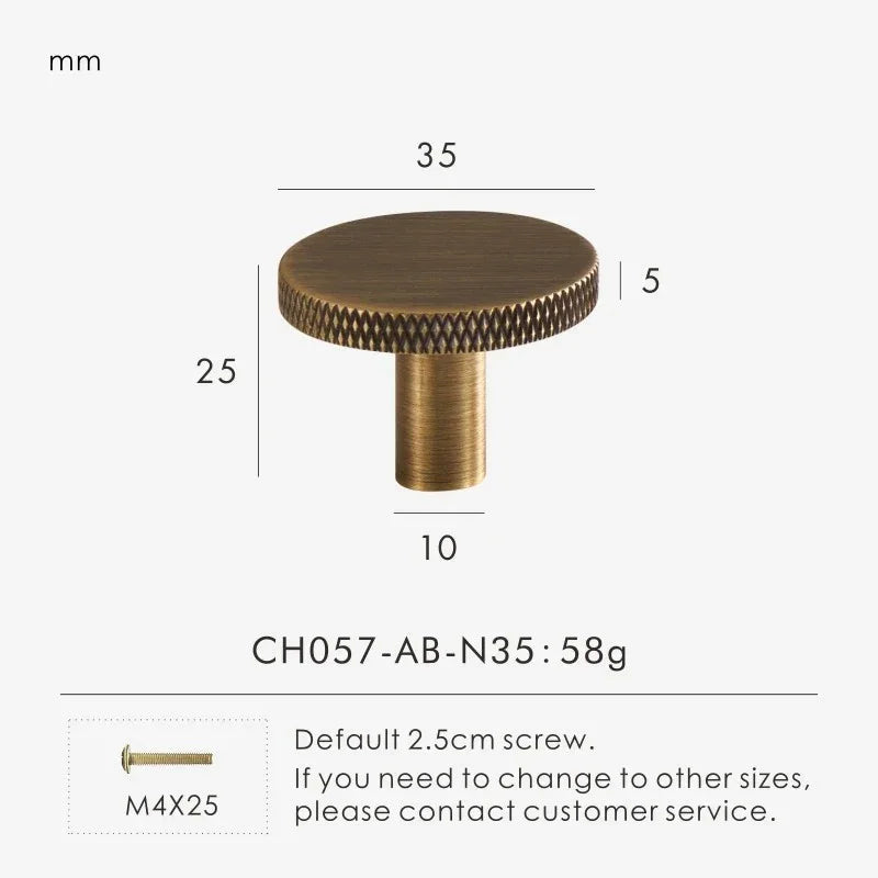 Dorbendo Solid Brass Knobs and Handles