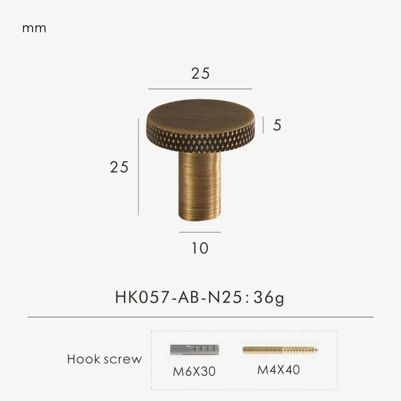 Dorbendo Solid Brass Knobs and Handles