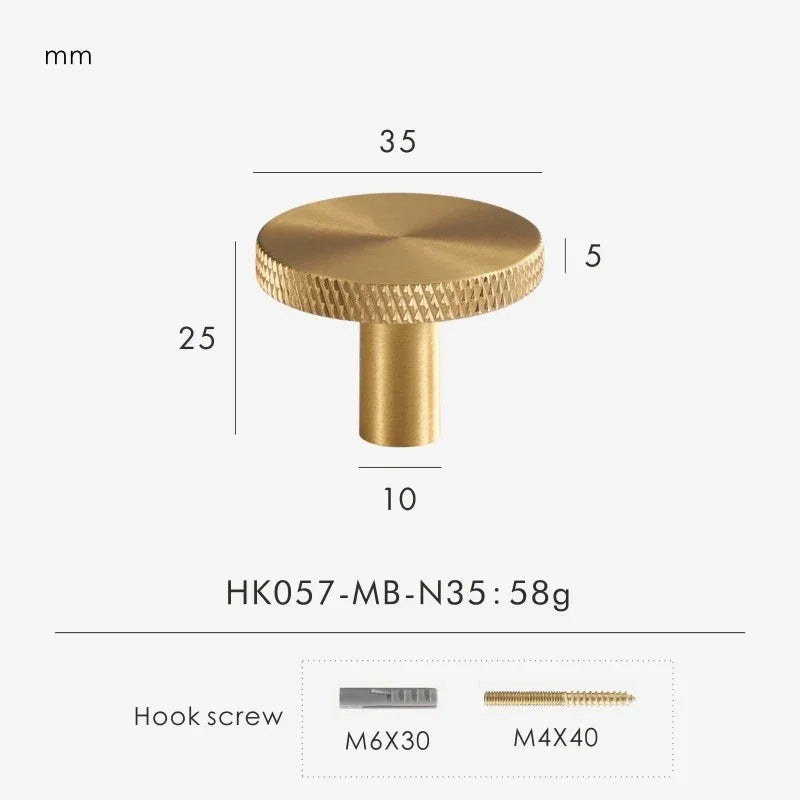 Dorbendo Solid Brass Knobs and Handles
