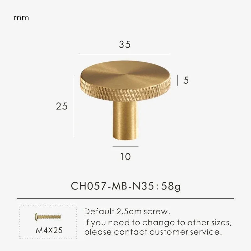 Dorbendo Solid Brass Knobs and Handles