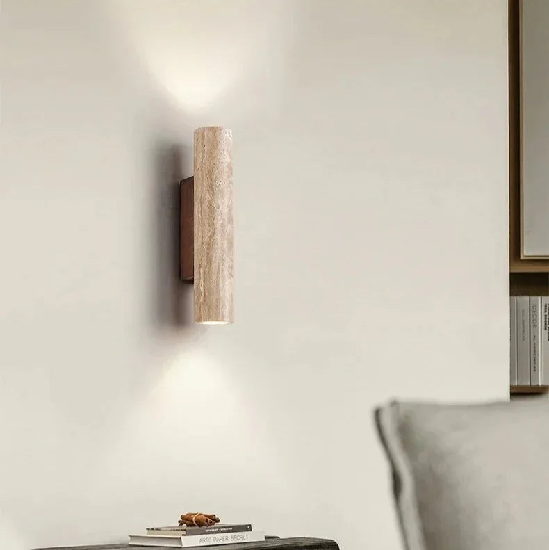 Dorstanta Travertine Wall Lamp