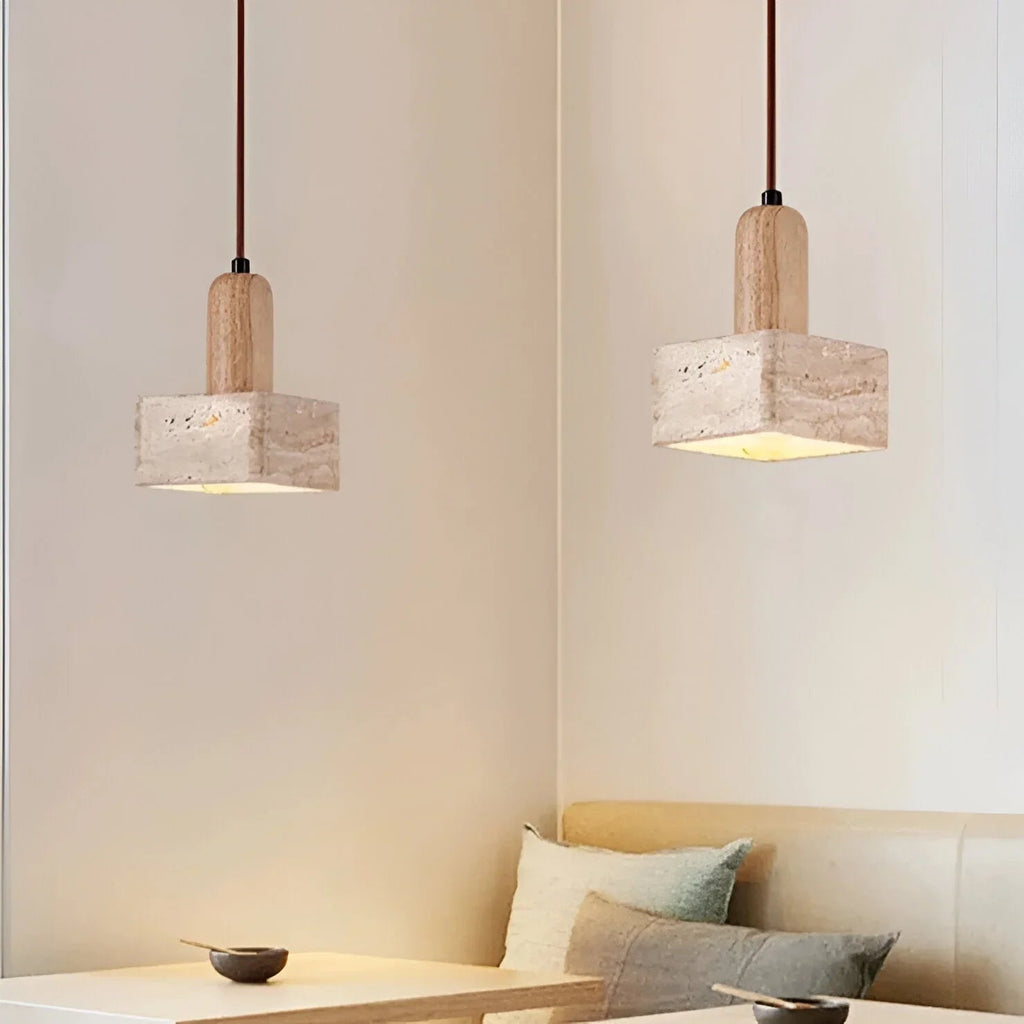 Dorstoda Travertine Pendant Lamp