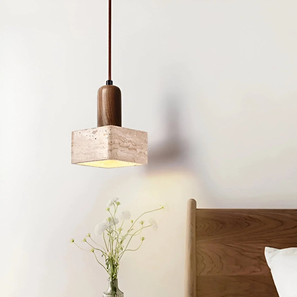 Dorstoda Travertine Pendant Lamp