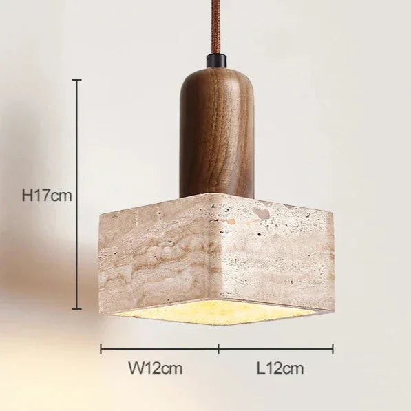 Dorstoda Travertine Pendant Lamp