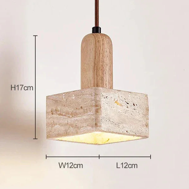 Dorstoda Travertine Pendant Lamp