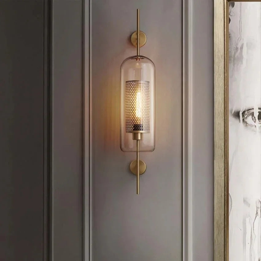 Drefelta Glass Wall Lamp