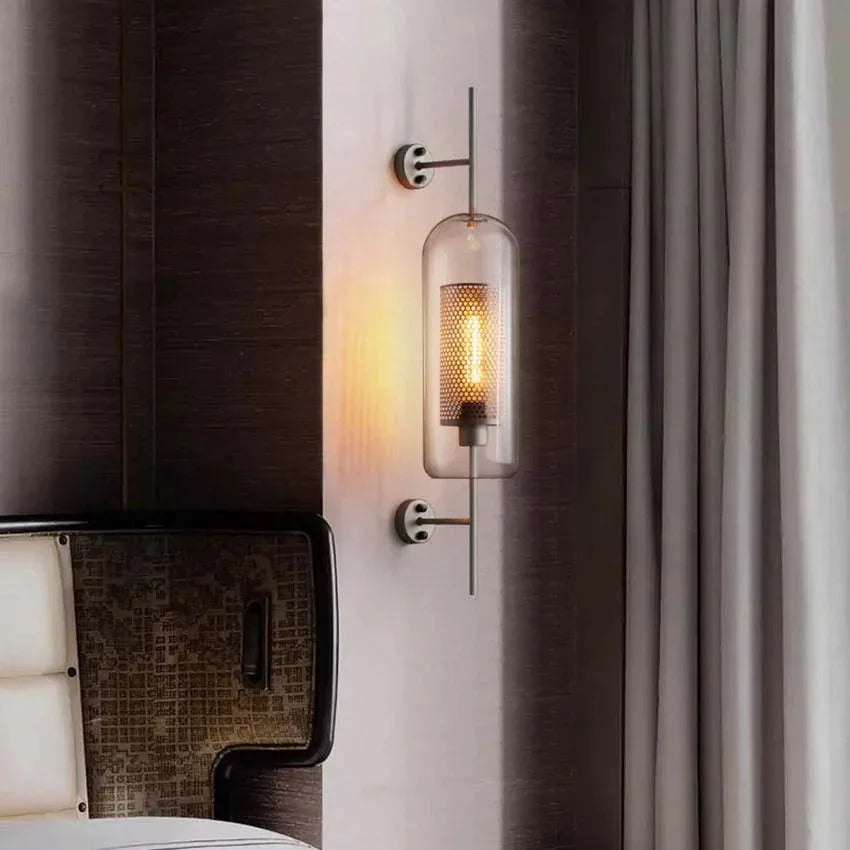Drefelta Glass Wall Lamp