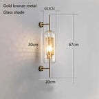 Drefelta Glass Wall Lamp