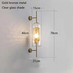 Drefelta Glass Wall Lamp