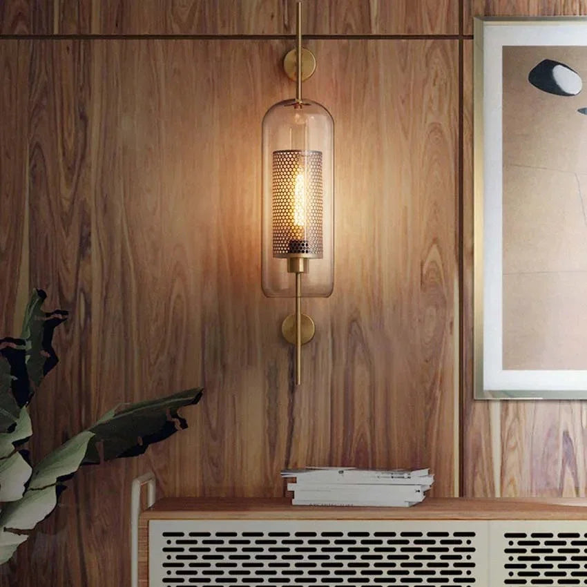 Drefelta Glass Wall Lamp