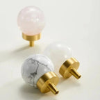 Drefyra Brass Marble Knobs