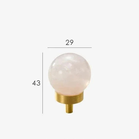 Drefyra Brass Marble Knobs