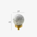 Drefyra Brass Marble Knobs