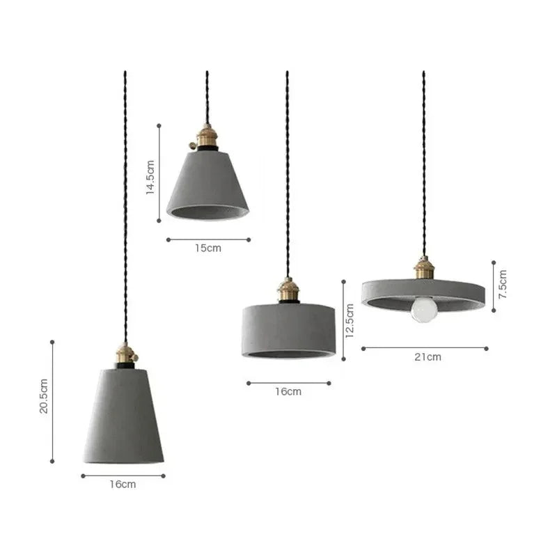 Drendossa Cement Pendant Light