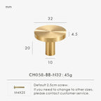 Drevando Brass Cabinet Knob