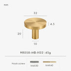 Drevando Brass Cabinet Knob