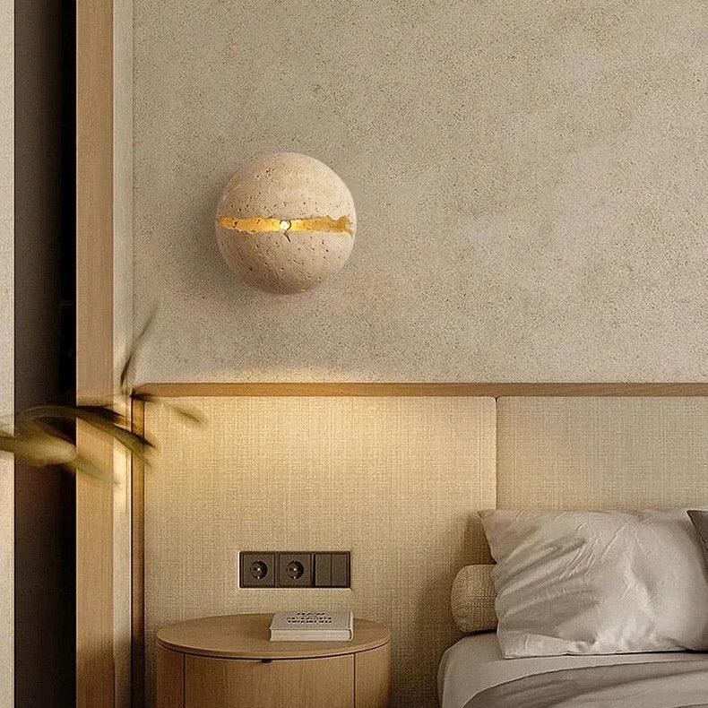 Drevita Travertine Wall Lamp
