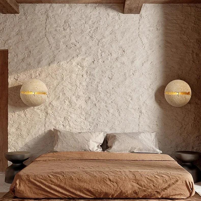 Drevita Travertine Wall Lamp