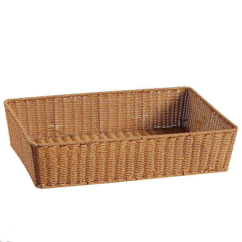 Elegant Handmade Rectangular Woven Storage Basket | TheKanta