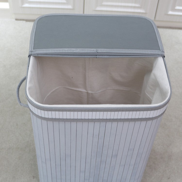 Elegant Laundry Basket made of Natural Bamboo | TheKanta
