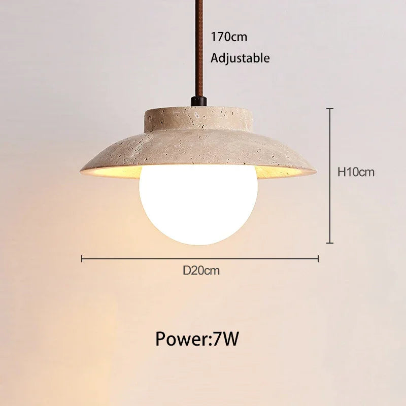Elfanta Travertine Pendant Lamp