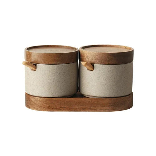 Elforra Ceramic Seasoning Jar Set