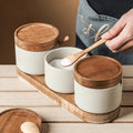 Elforra Ceramic Seasoning Jar Set