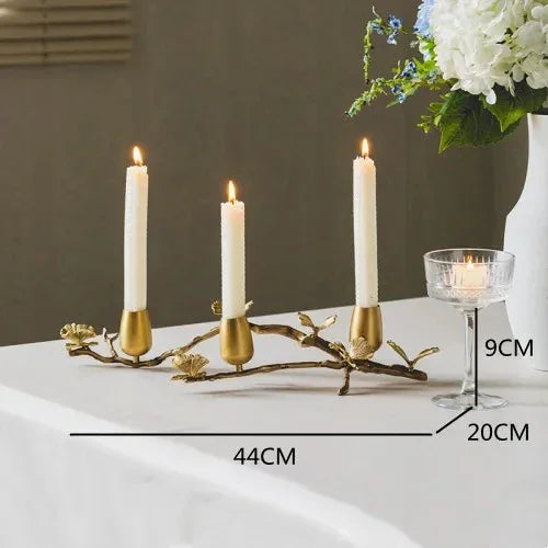 Elndara Brass Candleholder