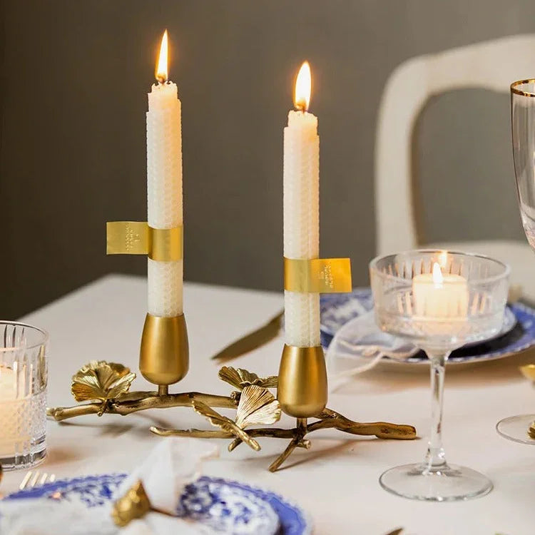 Elndara Brass Candleholder