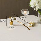 Elndara Brass Candleholder