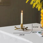 Elndara Brass Candleholder
