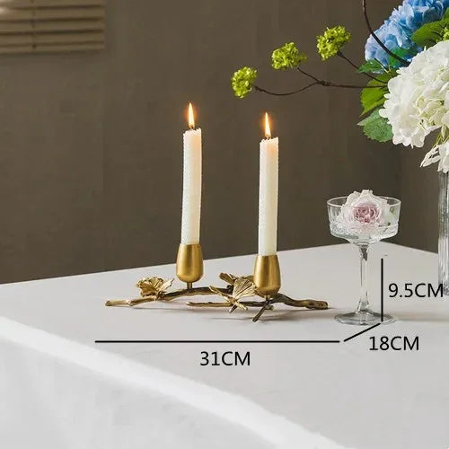 Elndara Brass Candleholder