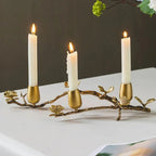 Elndara Brass Candleholder