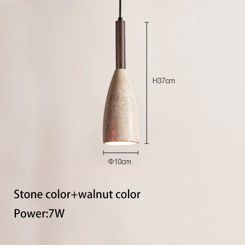 Falsola Pendant Lamp - Walnut