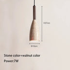 Falsola Pendant Lamp - Walnut