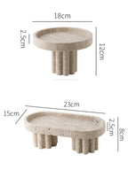 Falsola Travertine Tray