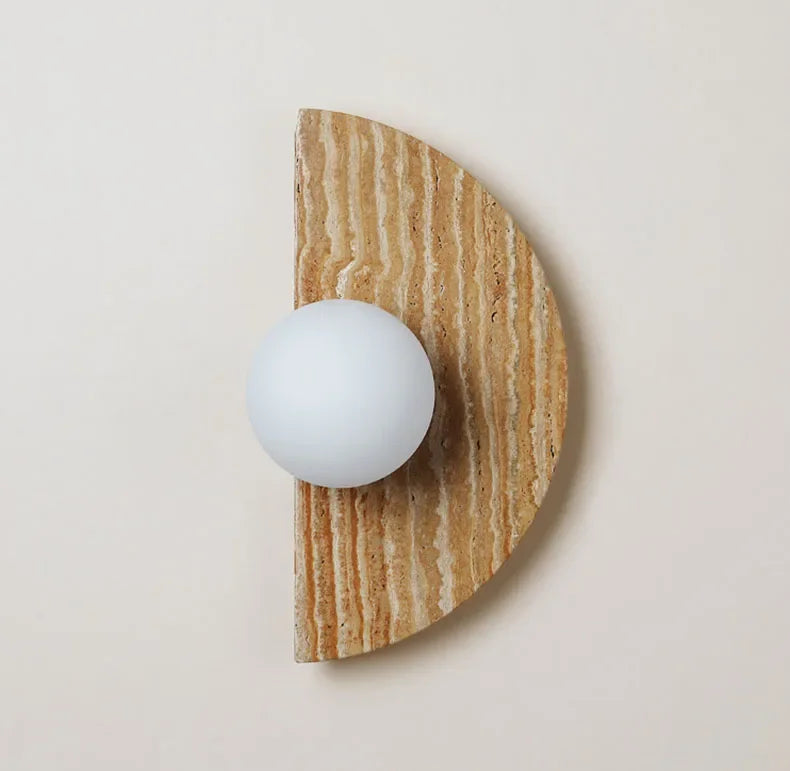 Falsola Travertine Wall Lamp