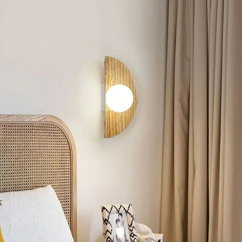 Falsola Travertine Wall Lamp