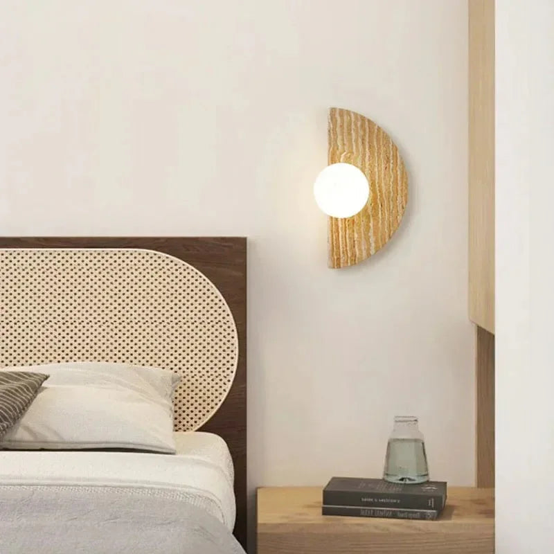 Falsola Travertine Wall Lamp