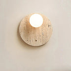 Falsola Travertine Wall Lamp - Natural