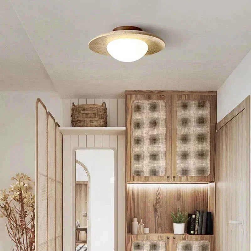 Fendelta Travertine Ceiling Lamp