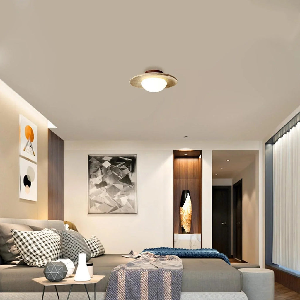 Fendelta Travertine Ceiling Lamp