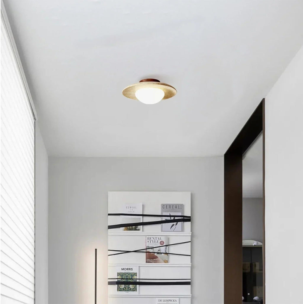Fendelta Travertine Ceiling Lamp