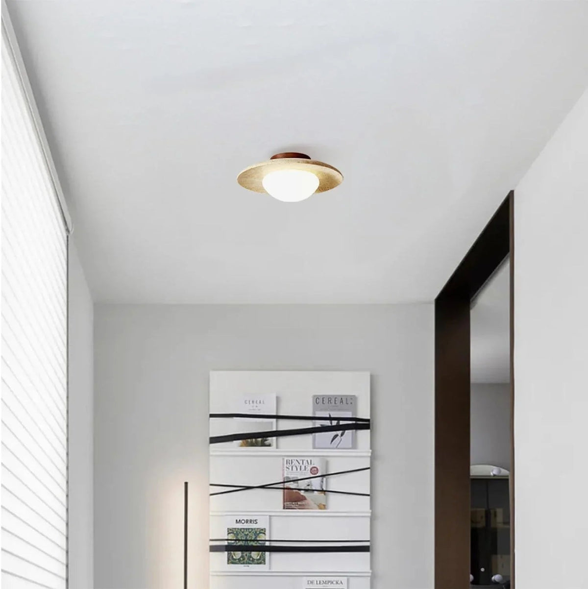 Fendelta Travertine Ceiling Lamp